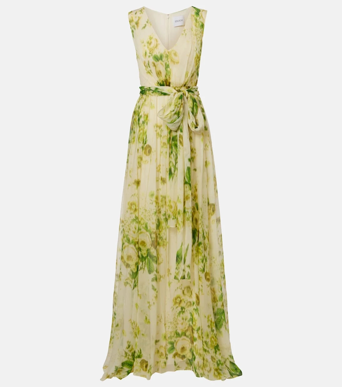 Erdem - Floral silk creponne gown