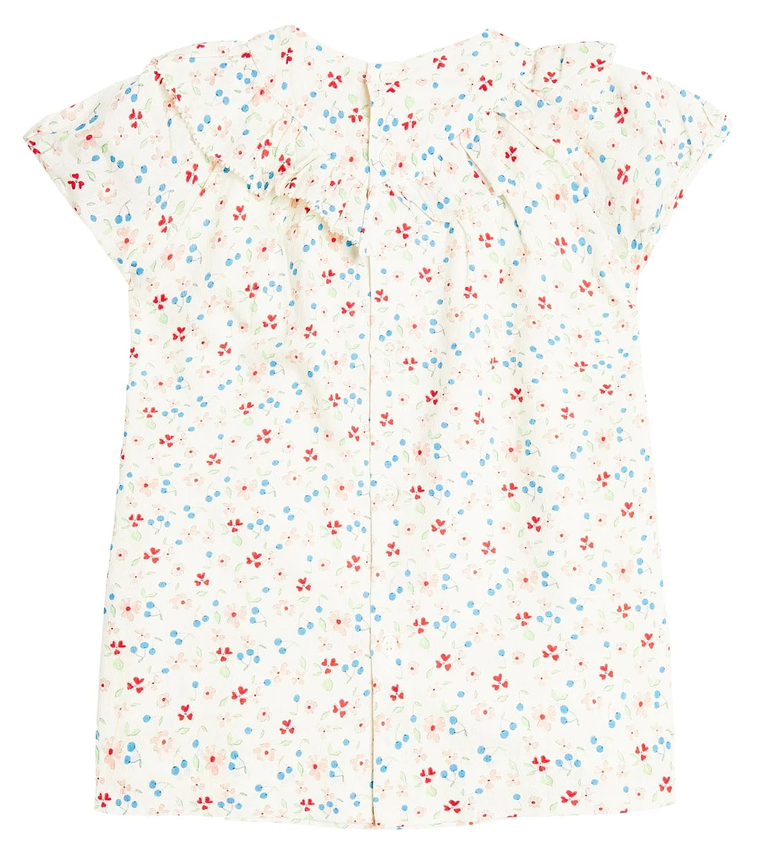 Bonpoint - Baby Falbalili ruched cotton dress