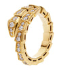 Yellow Gold and Diamond Serpenti Viper Ring