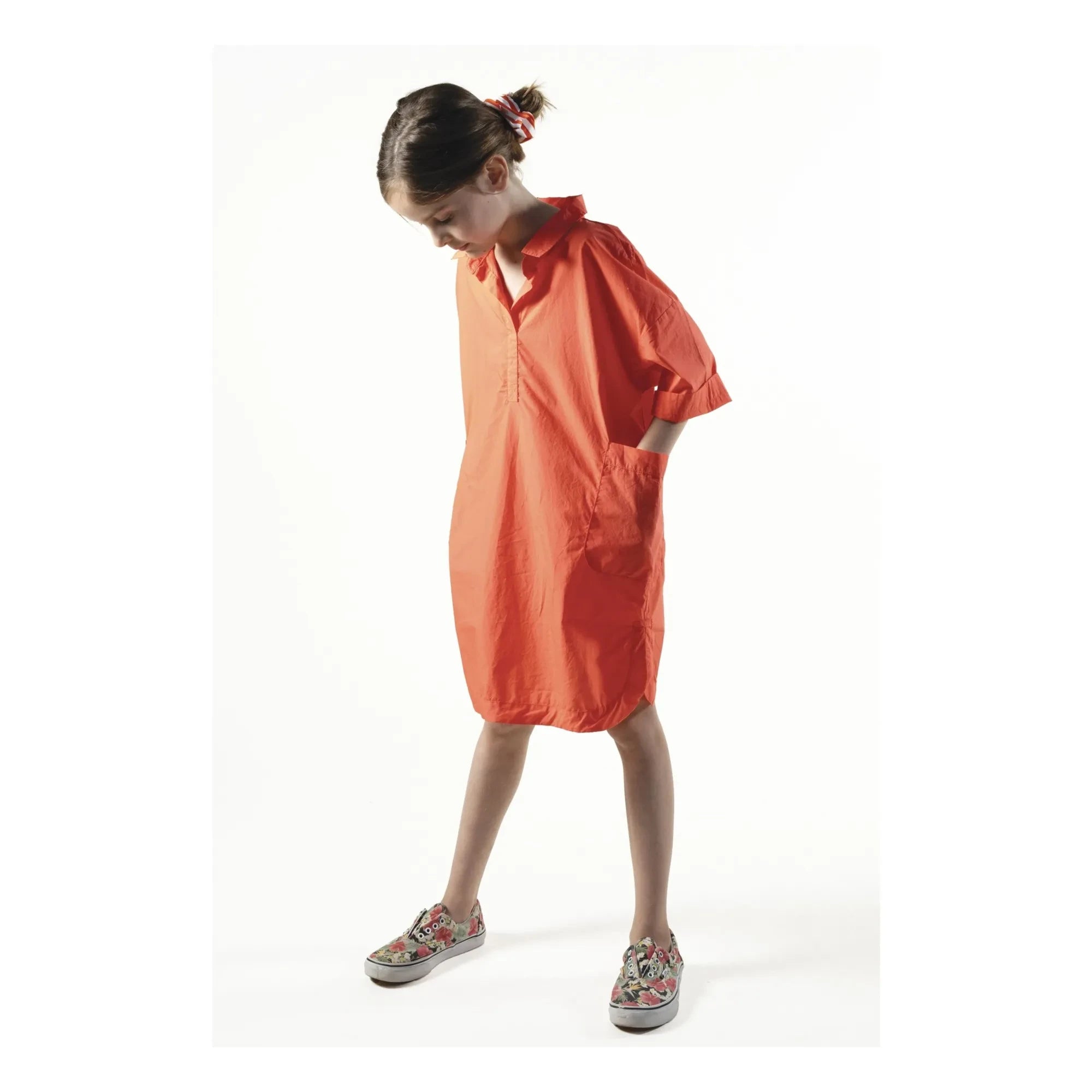 Sunchild - Cadaques Oversize Shirt Dress | Tangerine