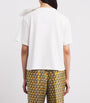 Max Mara White Cotton Bow-Detail T-Shirt