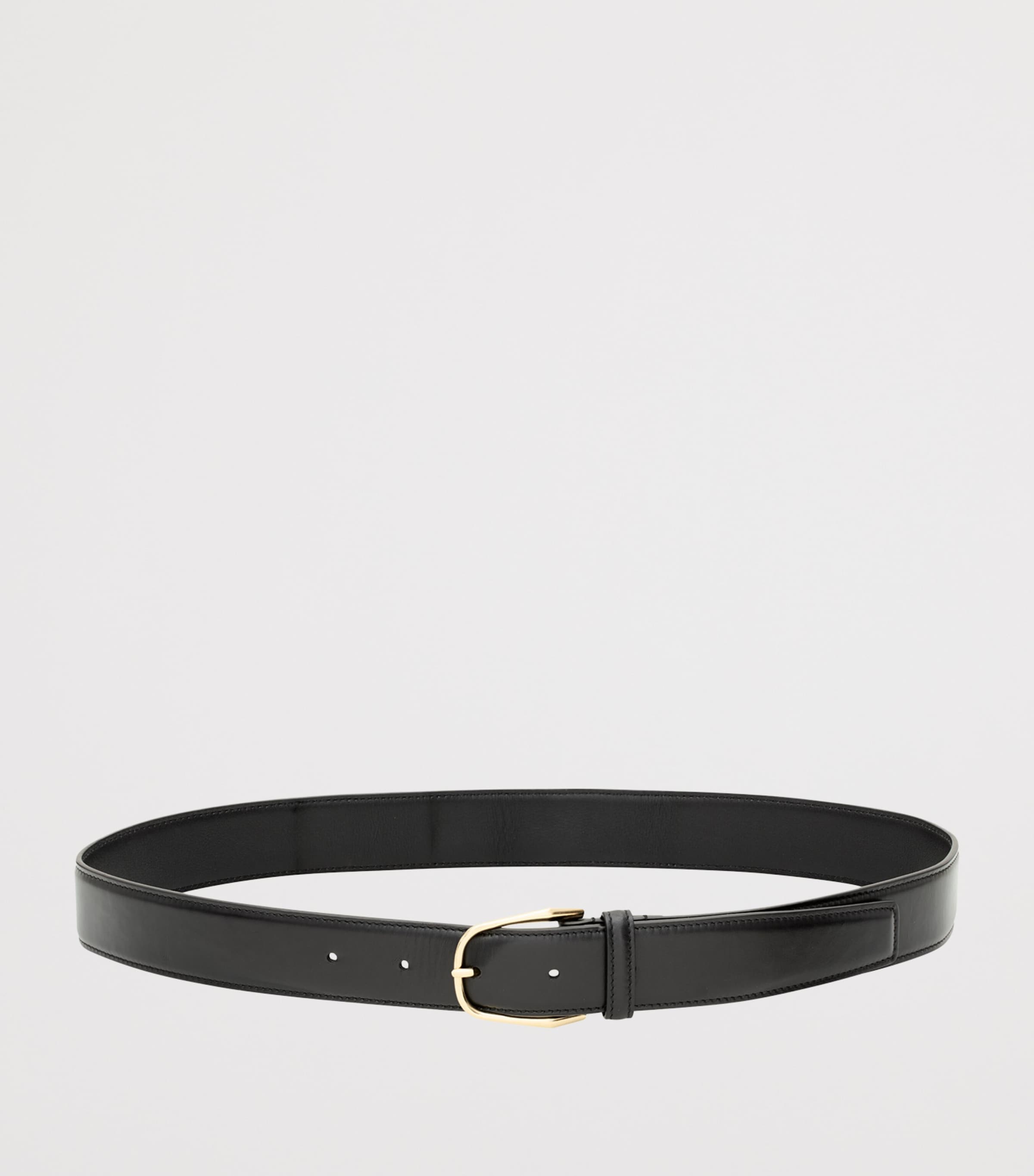 Black Leather Belt