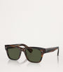 Oliver Peoples Brown Acetate Birell Sun Sunglasses