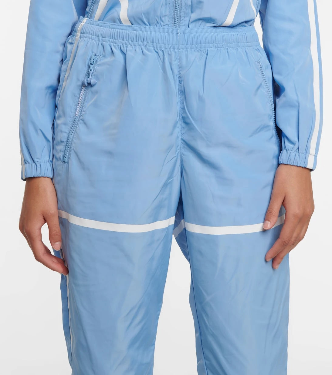 Adam Selman Sport - Taped mid-rise trackpants