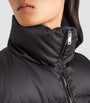 Black Crop Re-Nylon Puffer Jacket