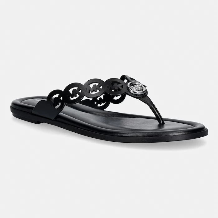 MICHAEL Michael Kors джапанки дамски от кожа Janie Thong Sandal