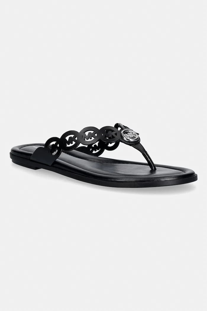 MICHAEL Michael Kors джапанки дамски от кожа Janie Thong Sandal