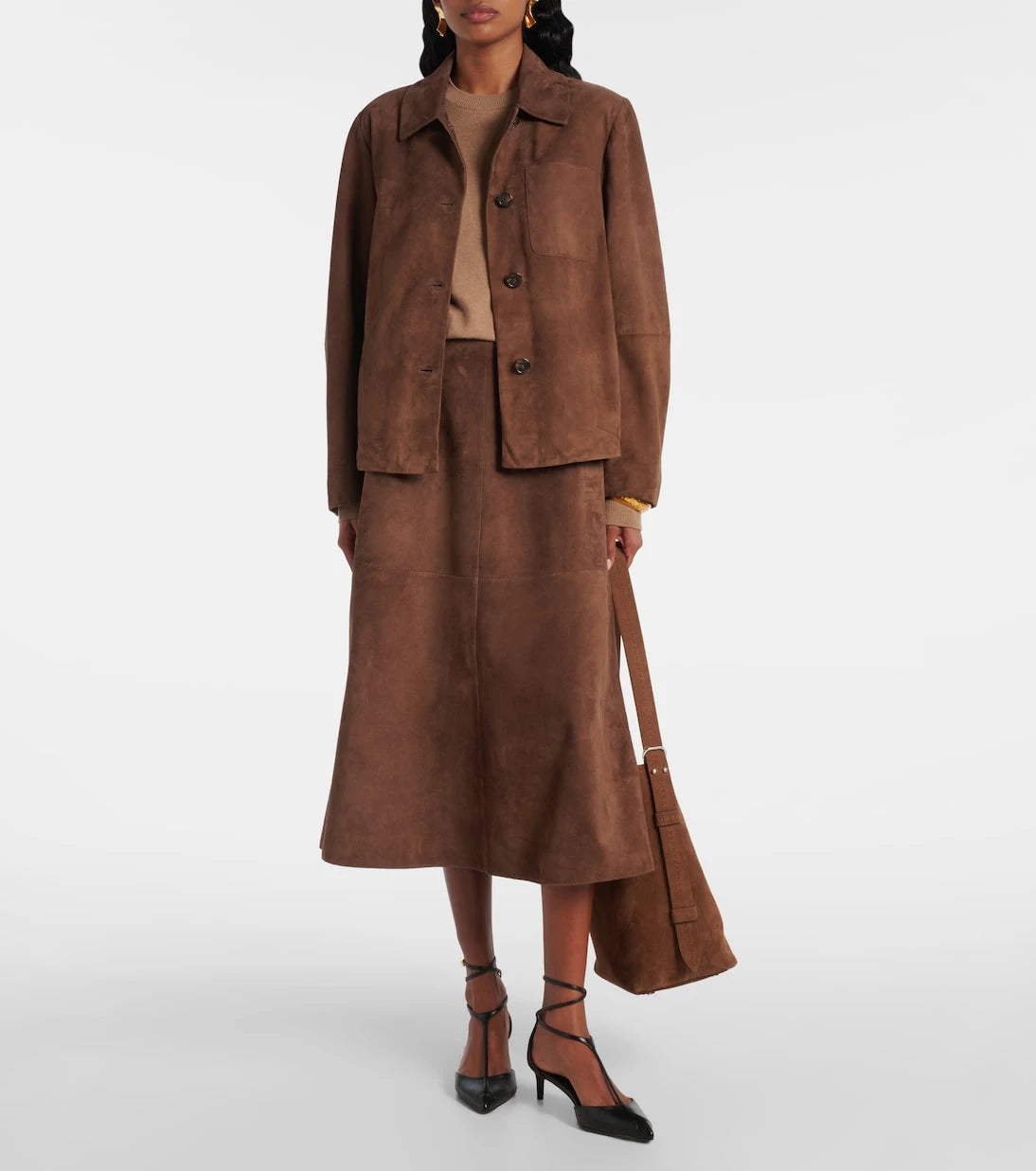 'S Max Mara - Suede overshirt