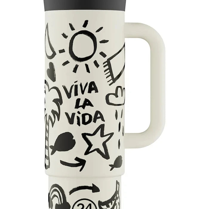 24bottles Straw Cup 800 Viva la Vida