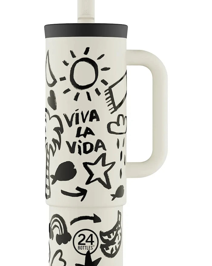 24bottles Straw Cup 800 Viva la Vida