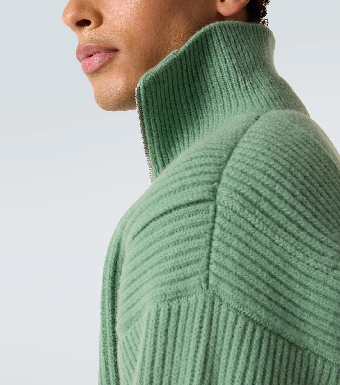Jil Sander - Wool zip-up cardigan