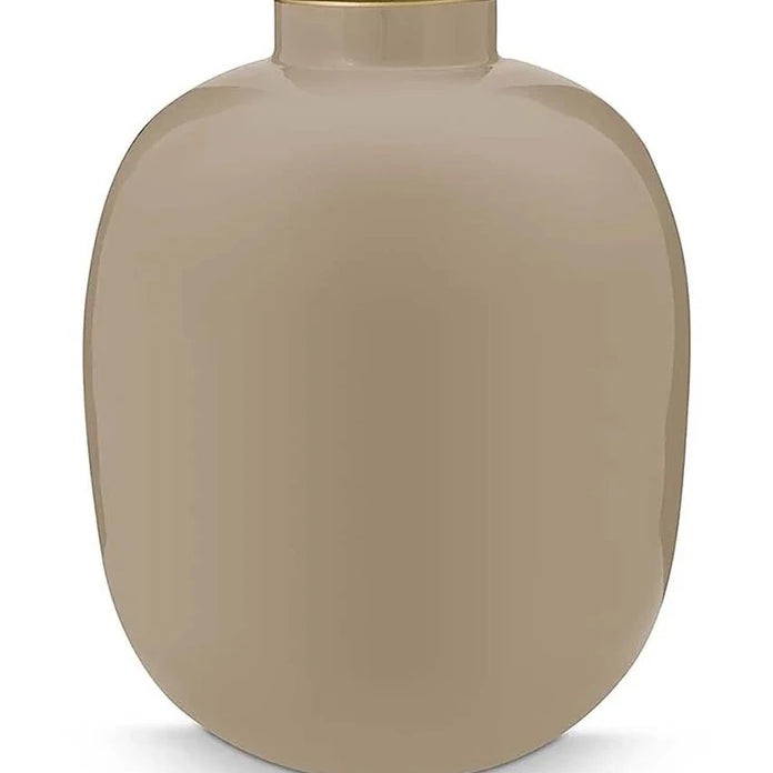 Декоративна ваза Pip Studio Metal Khaki