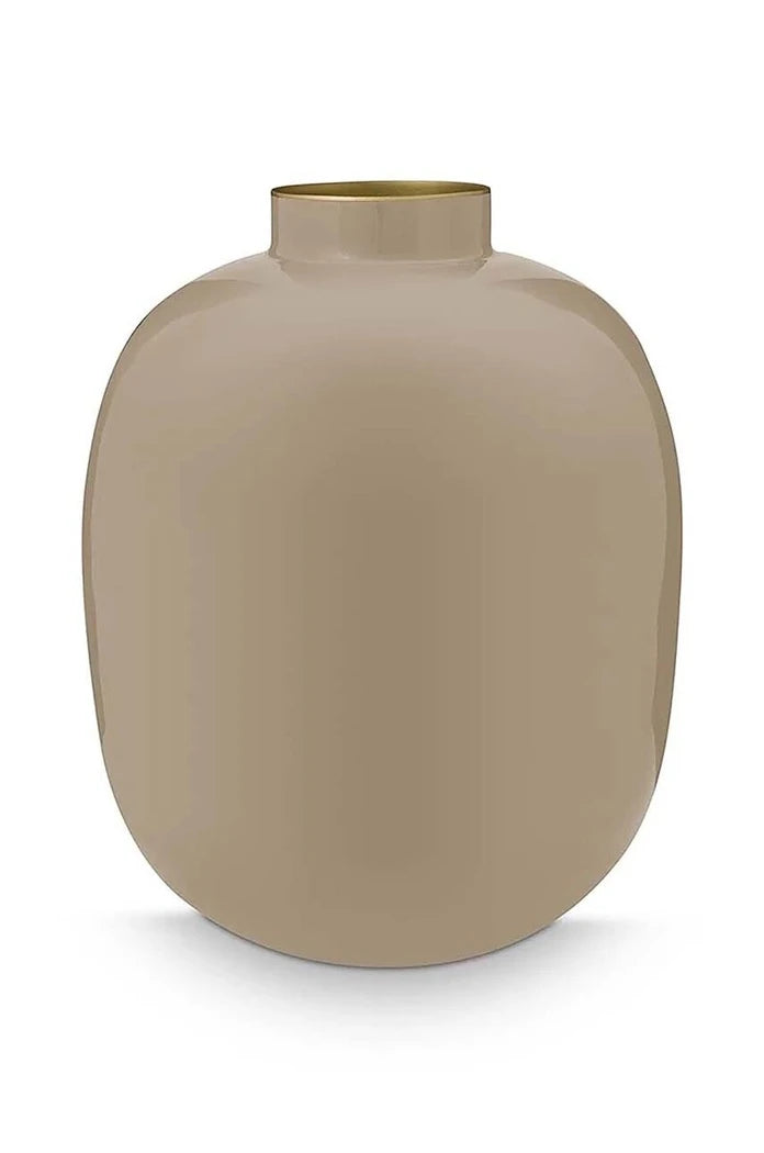 Декоративна ваза Pip Studio Metal Khaki