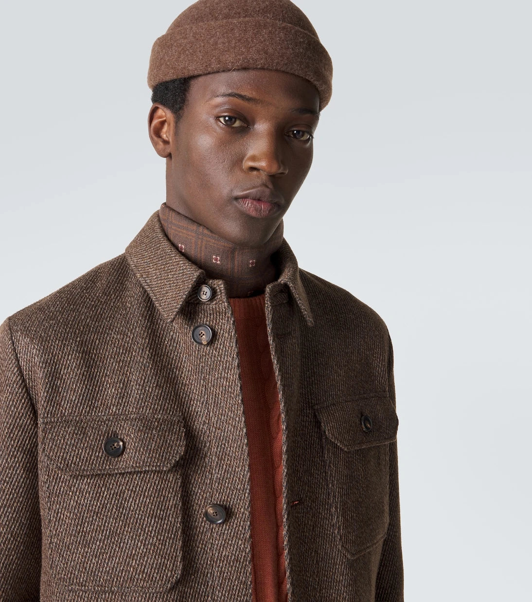 Loro Piana - قبعة ميل الصوفية