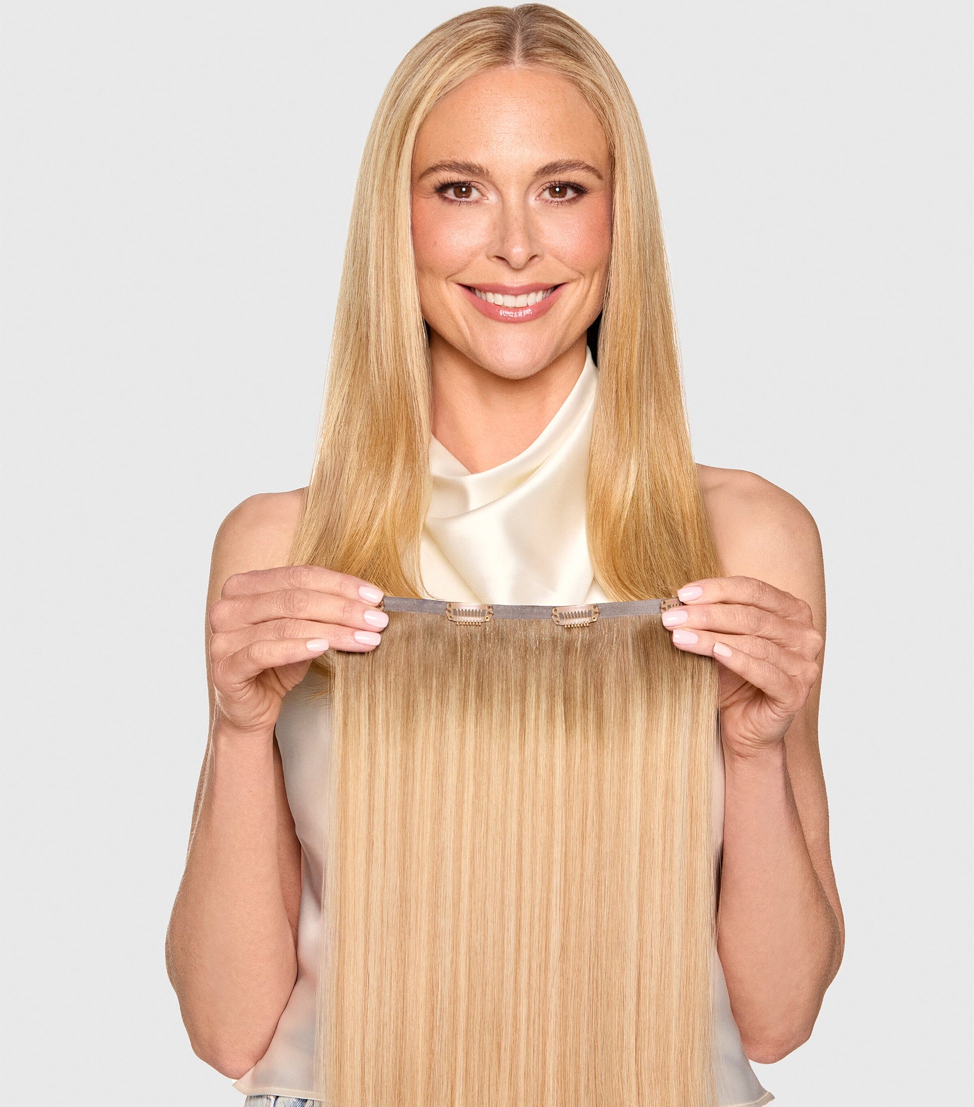 Beauty Works x Huda BARELY THERE Mix & Match Volumiser Clip-In Hair Extensions (20")
