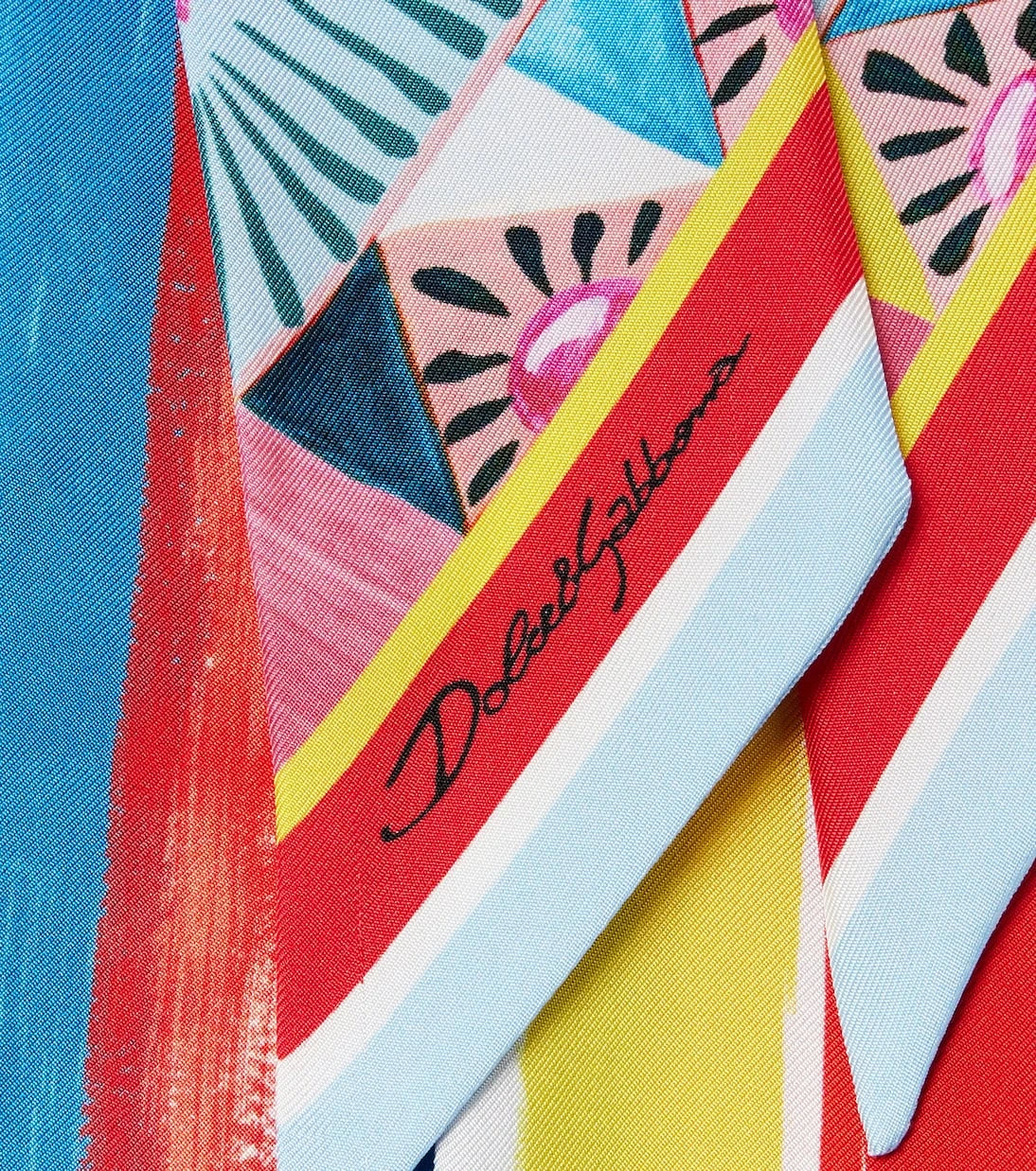Dolce&Gabbana - Printed silk twill scarf