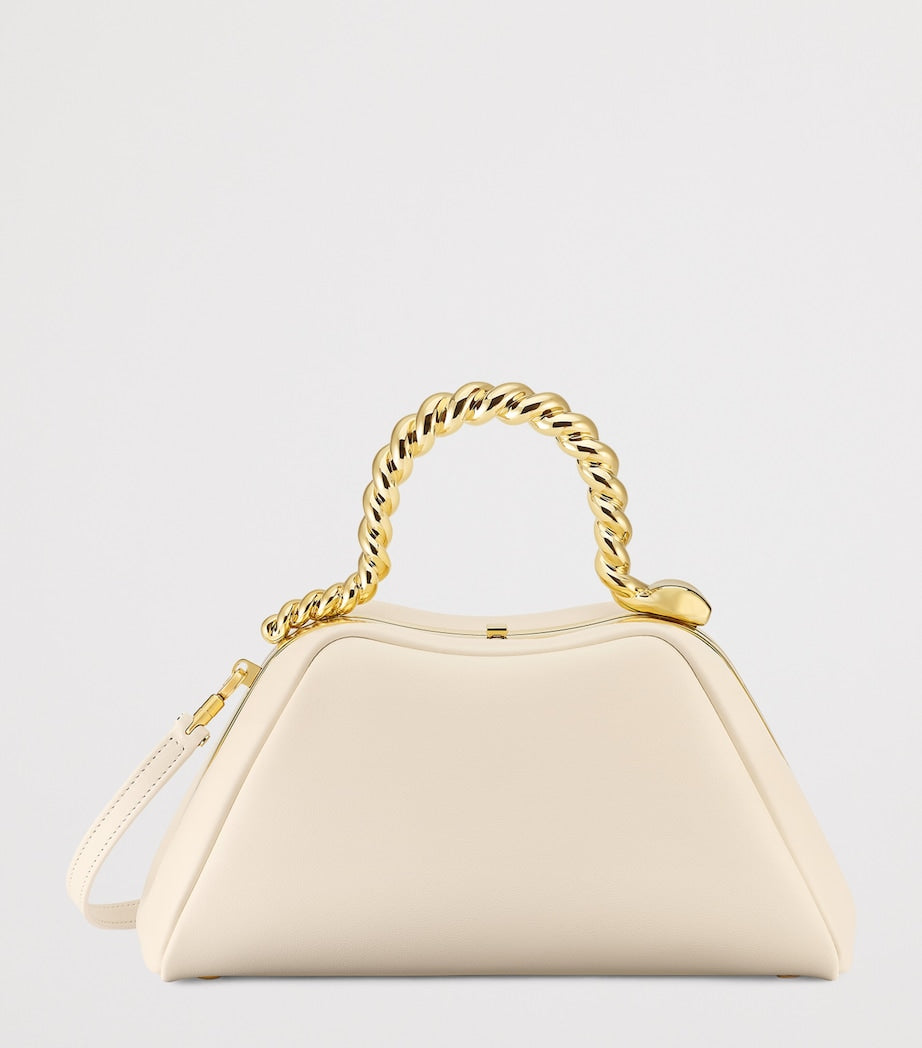White x Geraldine Guyot Small Calfskin Serpentine Top-Handle Bag