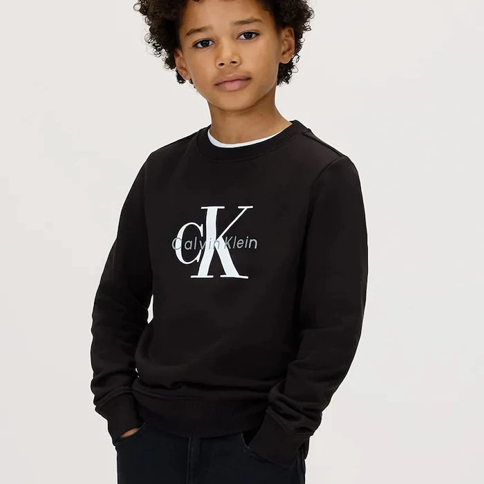 Детски памучен суичър Calvin Klein Jeans