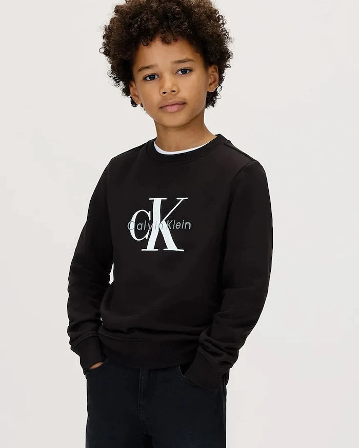 Calvin Klein Jeans Çocuk Pamuklu Sweatshirt