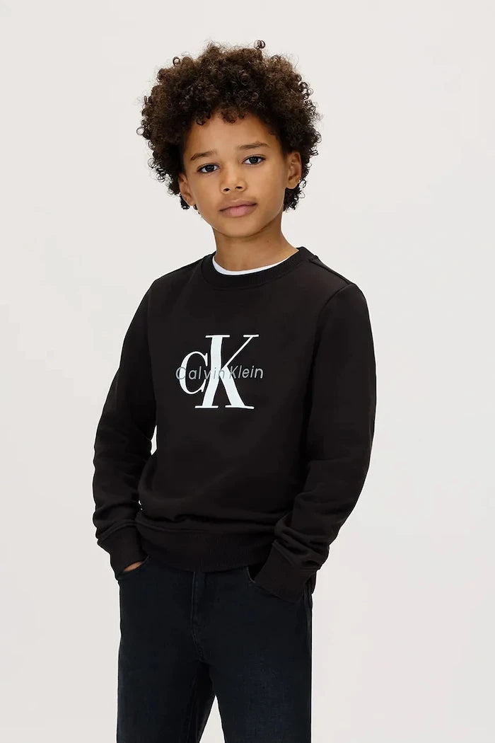Calvin Klein Jeans Çocuk Pamuklu Sweatshirt