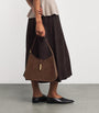 Demellier Brown Large Suede Tokyo Shoulder Bag