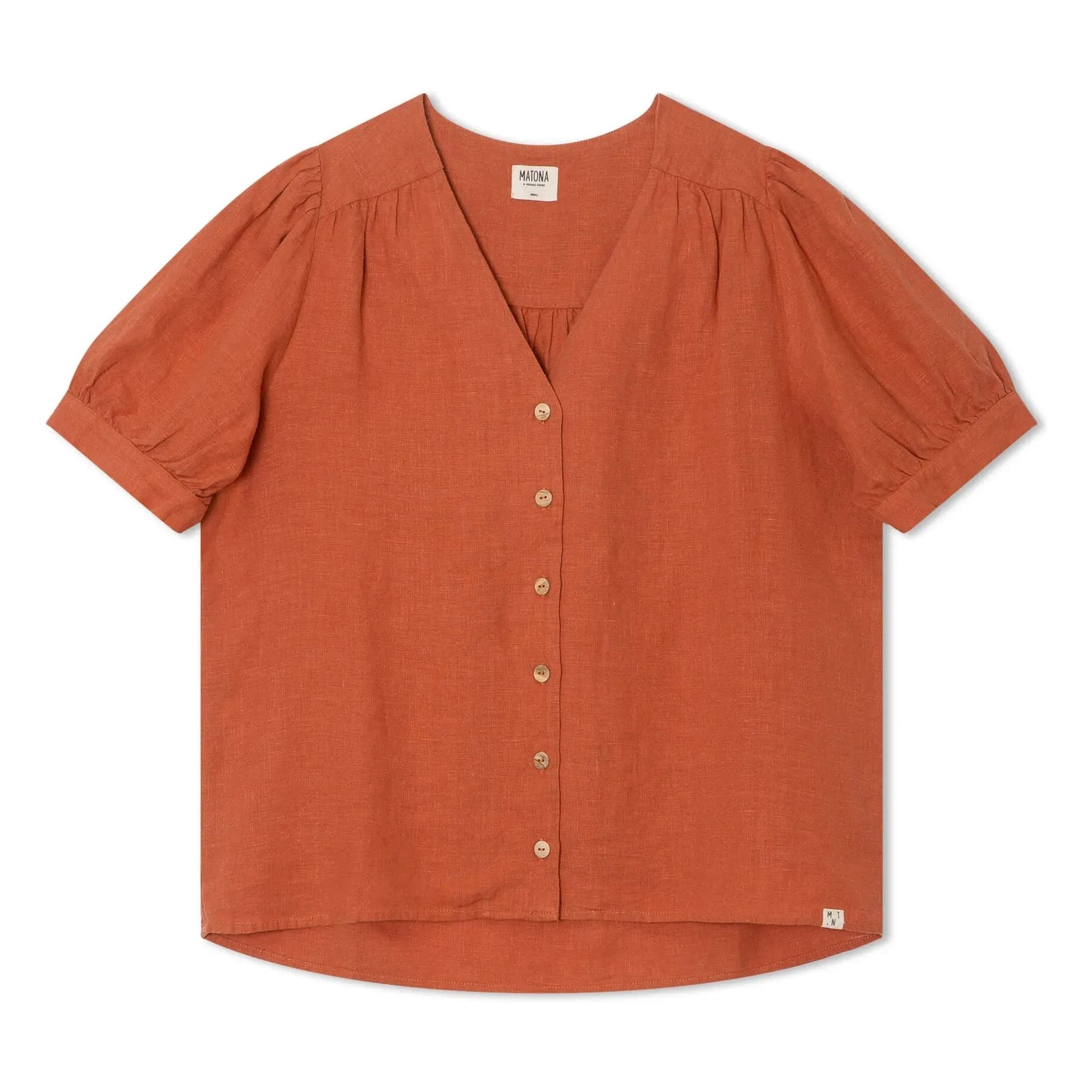 Matona - Day Linen Blouse | Lilac