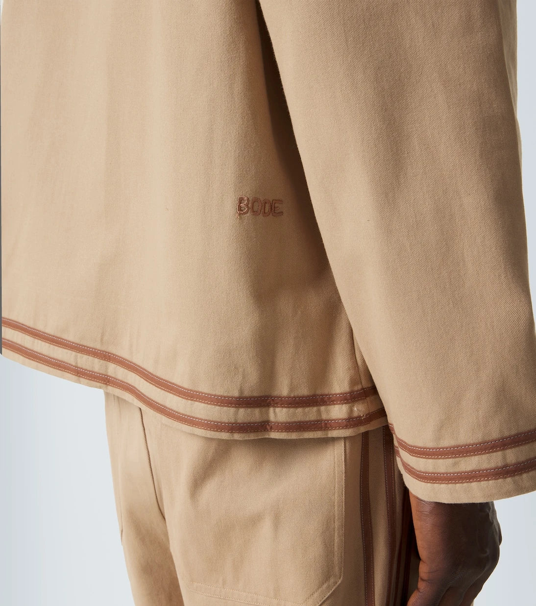 Bode - Cotton twill overshirt