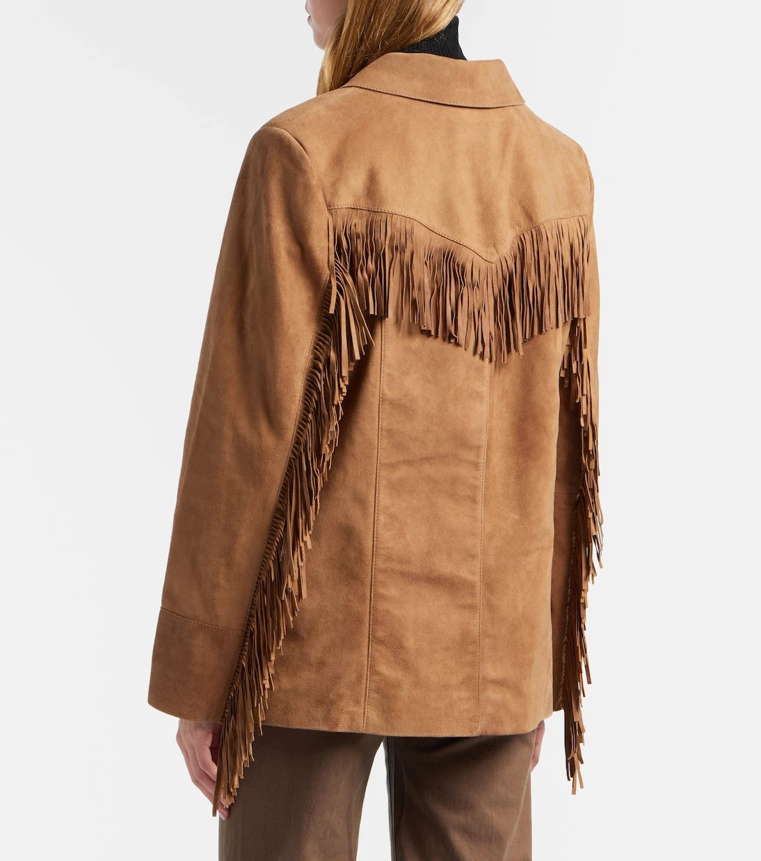 Rixo - Fringed suede jacket