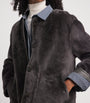 Arma Brown Shearling-Lambskin Reversible Lucine Jacket