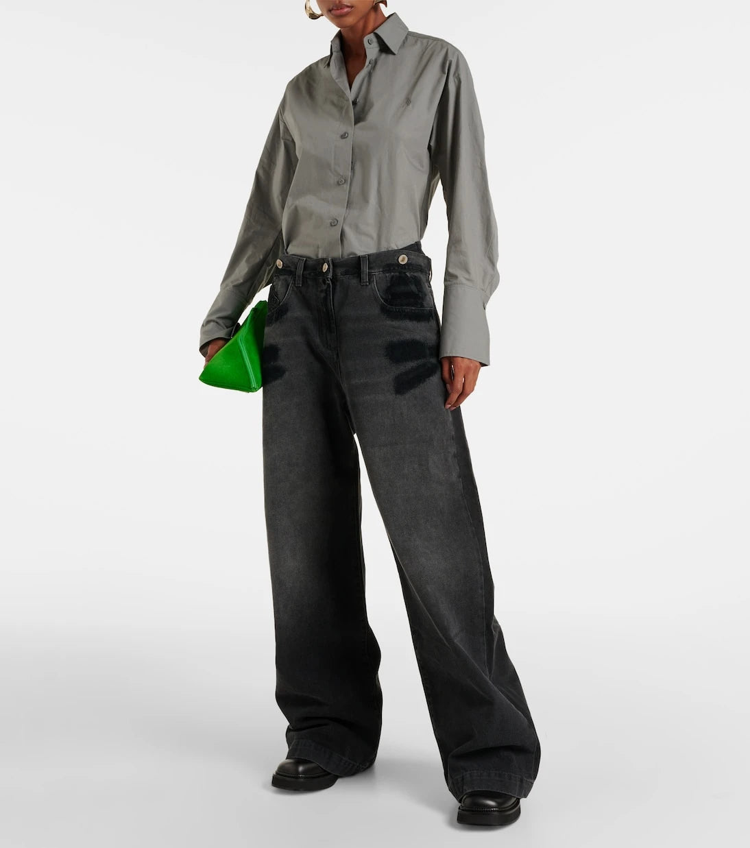 The Attico - Wide-leg jeans