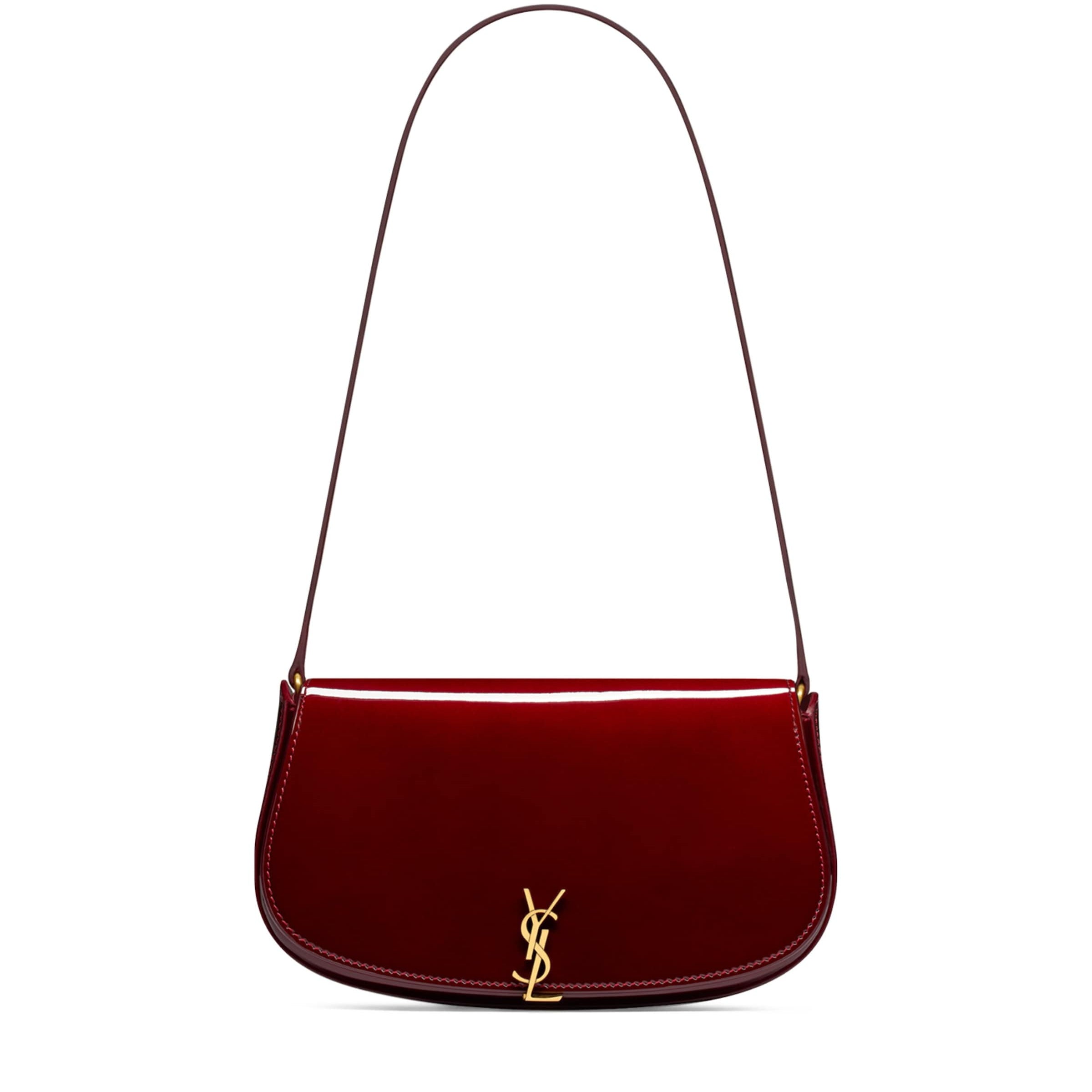 Saint Laurent Red Mini Voltaire Shoulder Bag