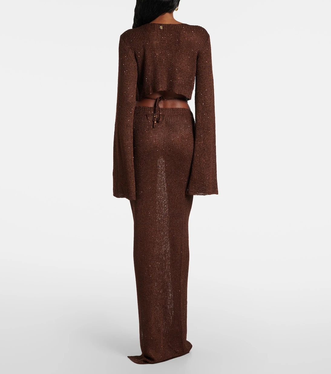 Bananhot - Alma sequined knitted cardigan