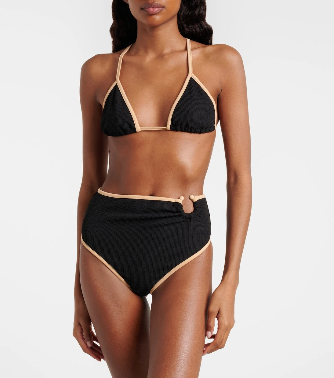 Johanna Ortiz - Ribbed-knit bikini top