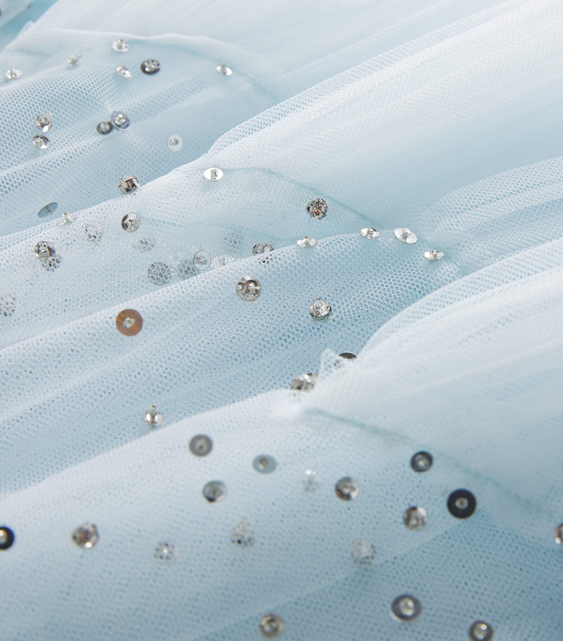 Jenny Packham Blue Sequin-Detail Queenie Gown