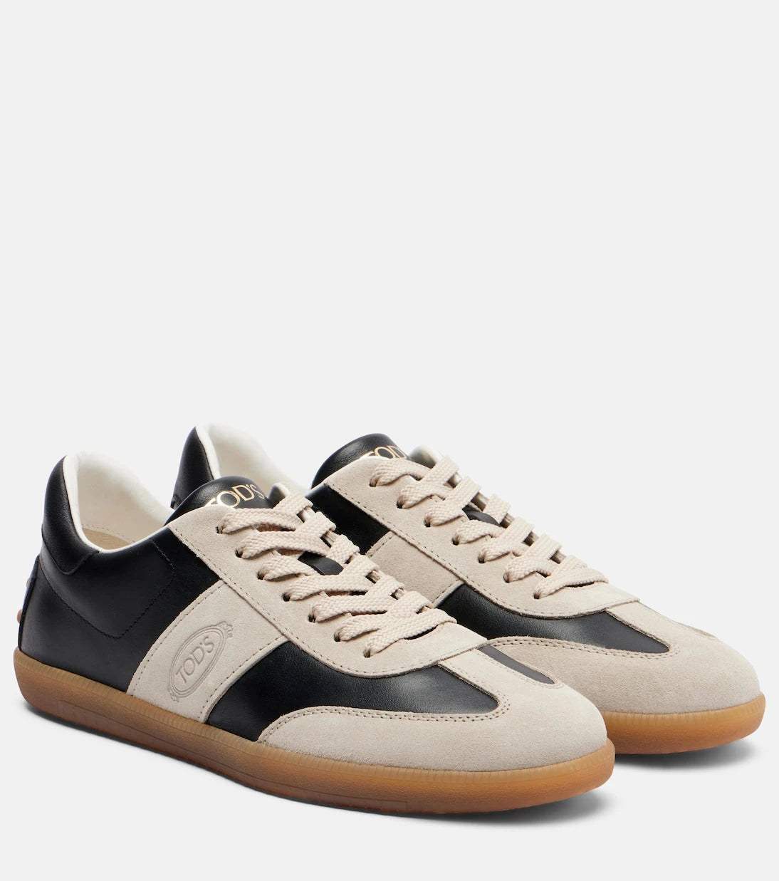 Tod's - Tabs leather and suede sneakers