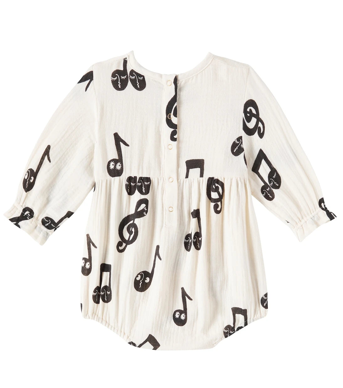 Mini Rodini - Baby Notes cotton muslin onesie