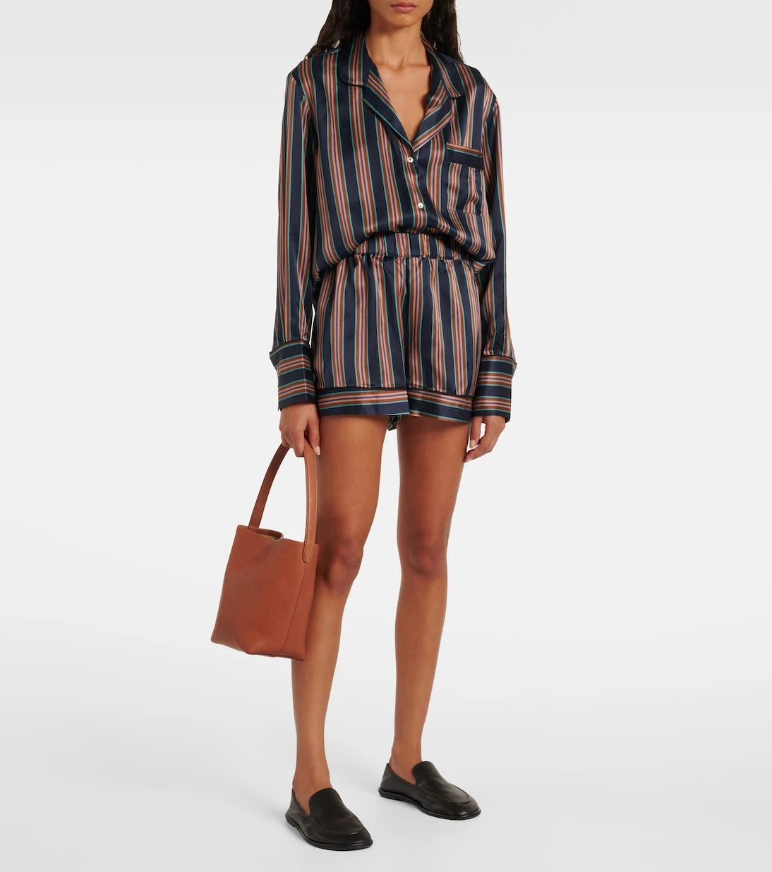 Asceno - Paris silk charmeuse shirt