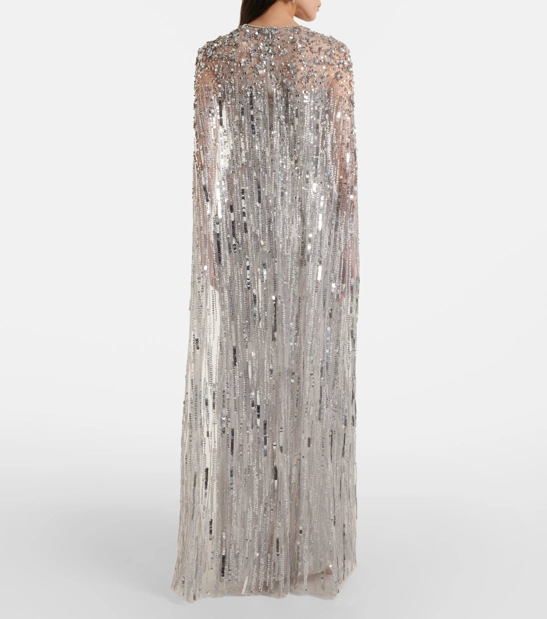 Jenny Packham - Ruby pelerinli payetli elbise