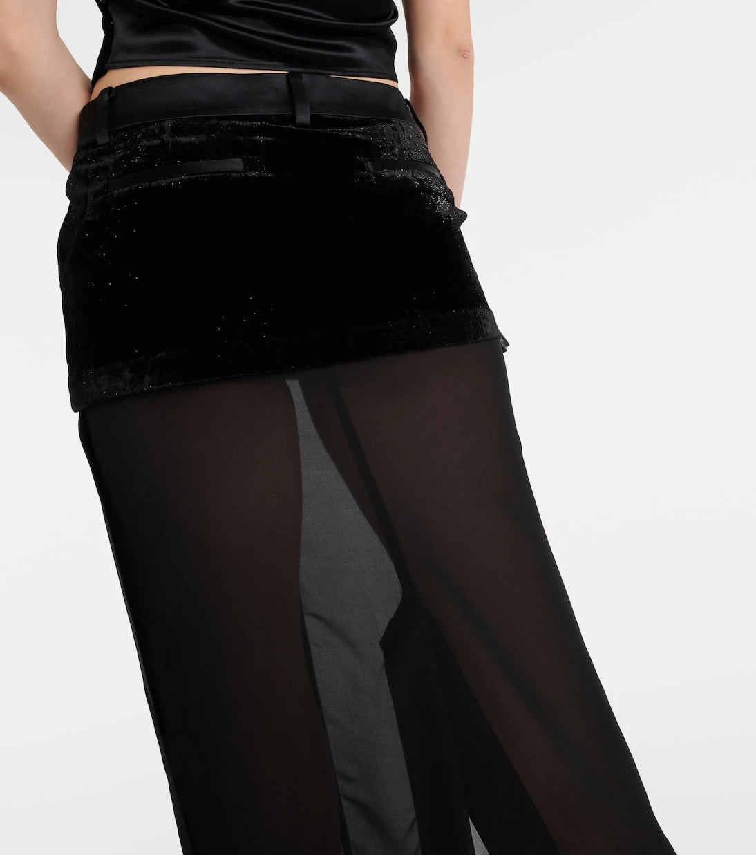Didu - Mesh maxi skirt