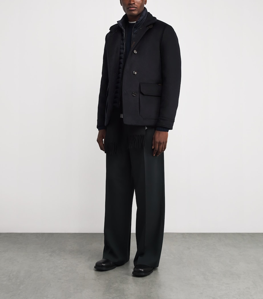 Navy Double-Breasted Pea Coat