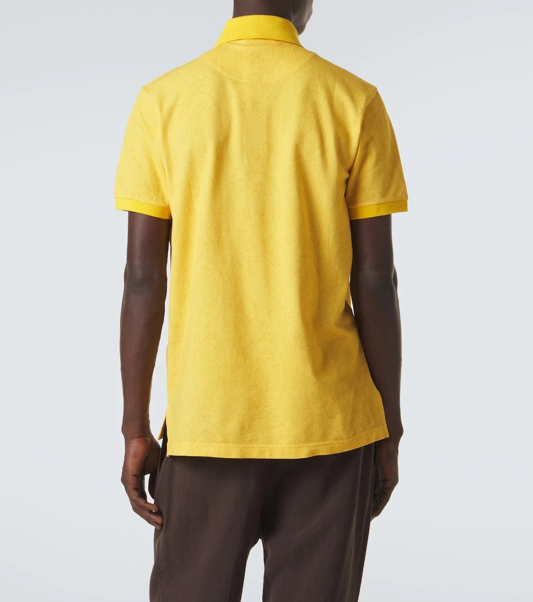 Etro - Paisley cotton piqué polo shirt
