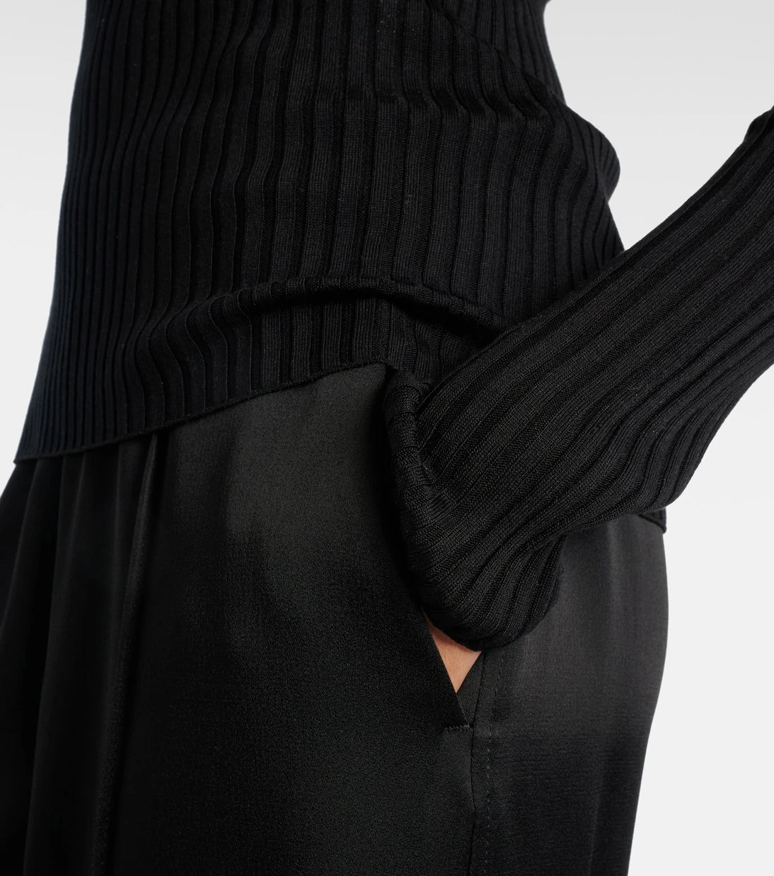 Jil Sander - Ribbed-knit silk sweater
