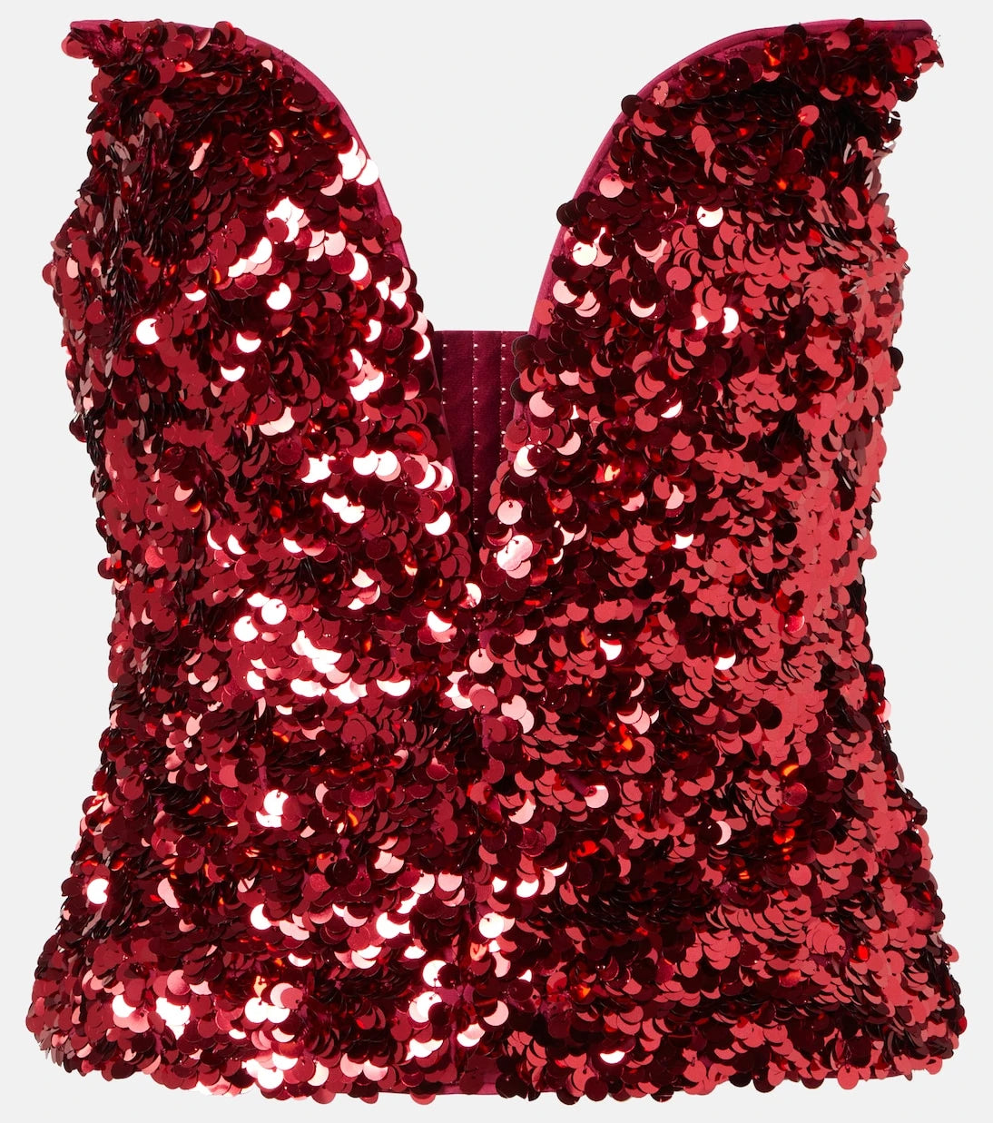 Self-Portrait - Sequined corset
