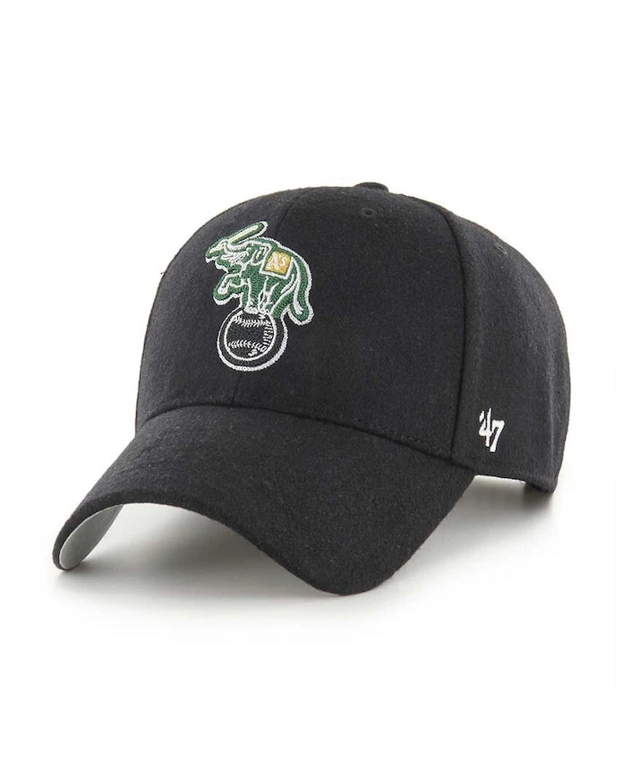 Vizörlü Yün Şapka 47 Brand MLB Oakland Athletics