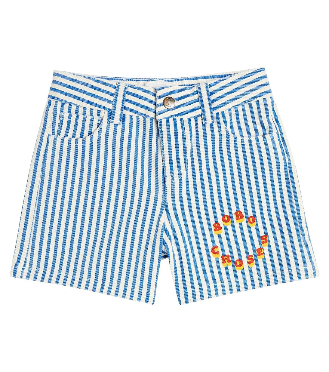 Bobo Choses - Logo striped cotton shorts