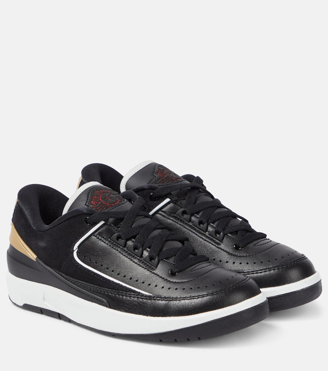 Nike - حذاء رياضي Air Jordan 2 Retro Low من الجلد