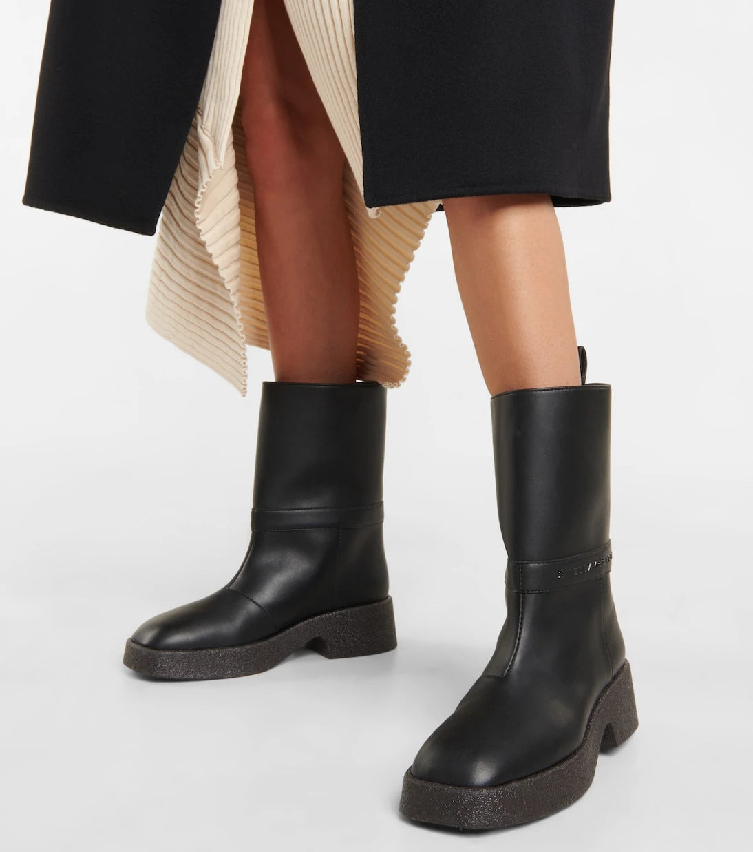 Stella McCartney - Logo mid-calf boots