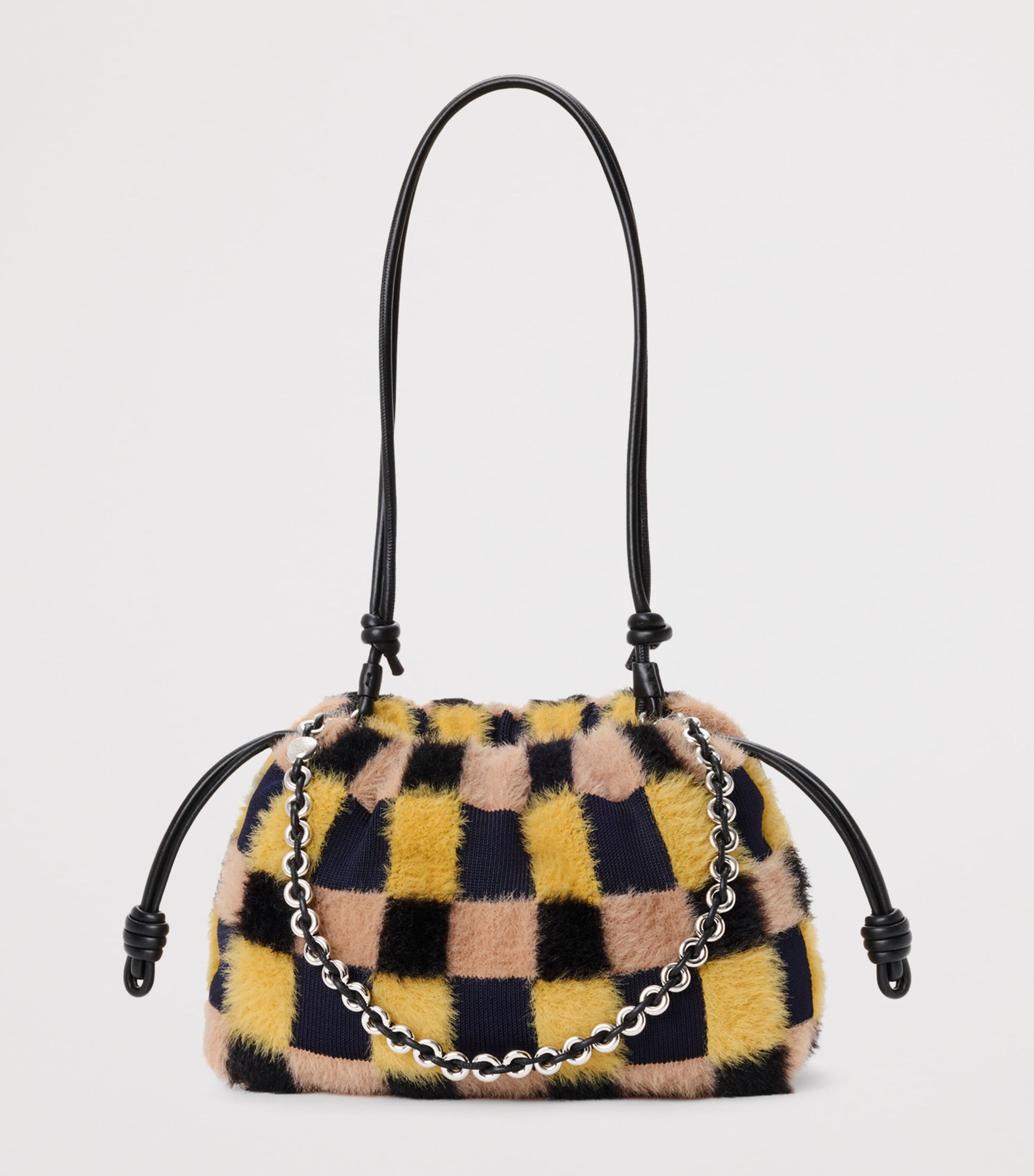 Medium Check Flamenco Shoulder Bag