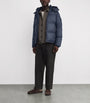 RLX Ralph Lauren Navy Down Detachable-Hood Puffer Jacket
