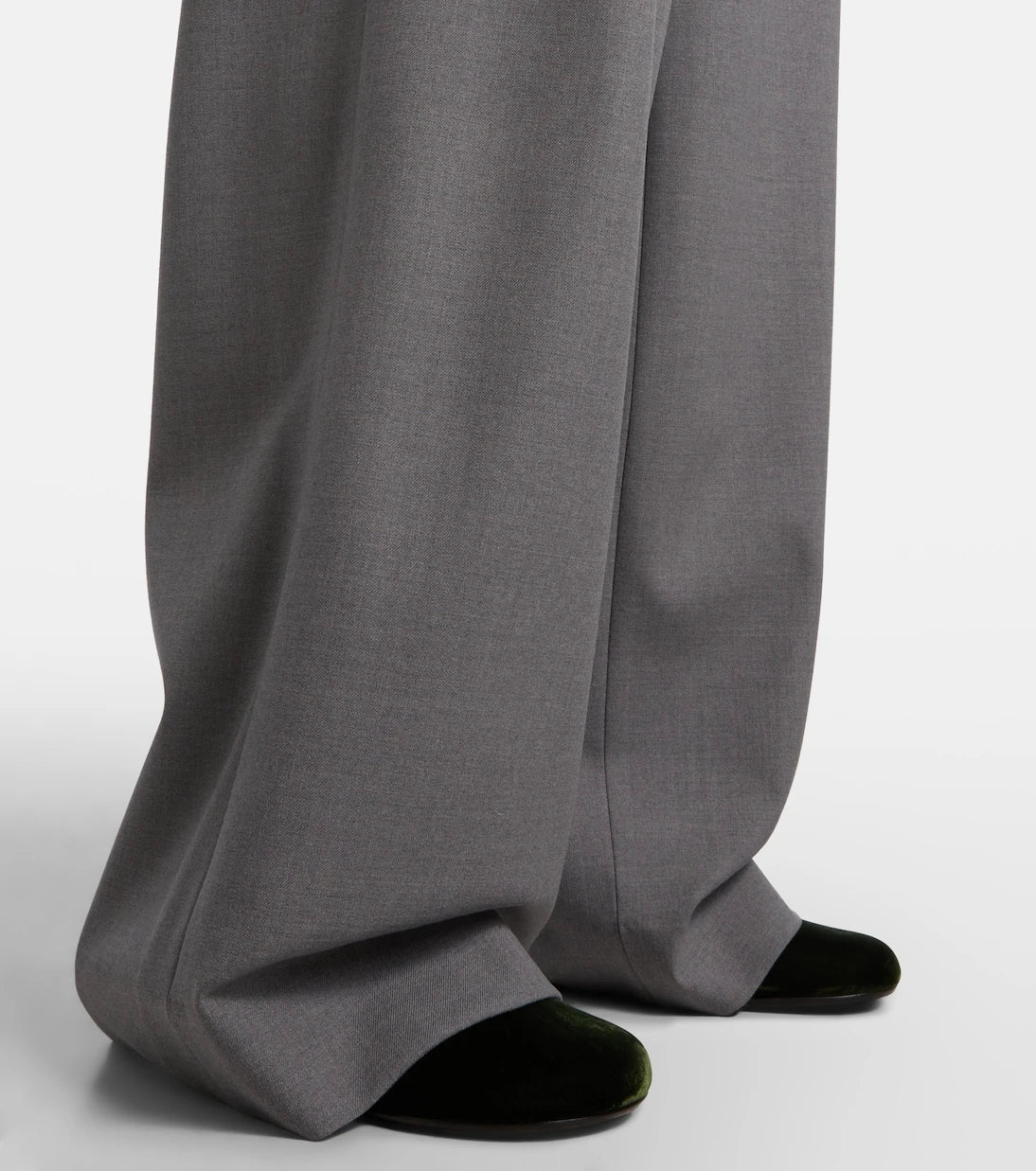 Dries Van Noten - Belted wool-blend wide-leg pants